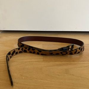 Jcrew animal print belt!